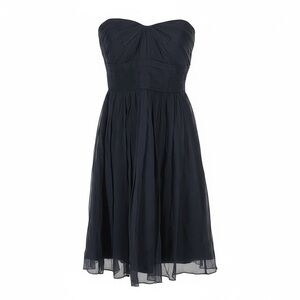 Vintage J Crew Dark Coquette Sheer Silk Dress